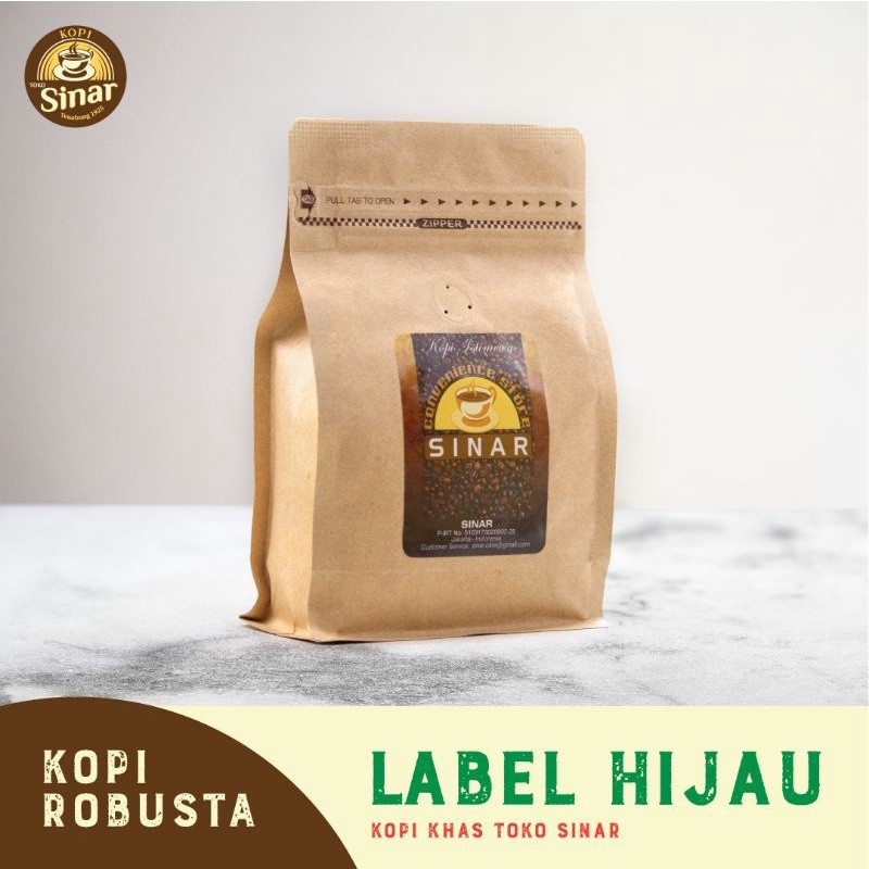 

Kopi Toko Sinar Robusta (Label Hijau)