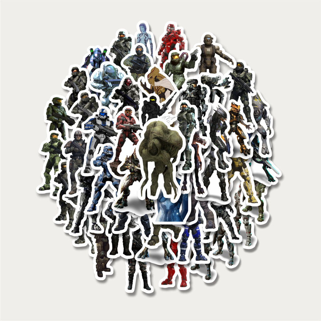 

Sticker Pack Stiker Game Series Halo Karakter Mix 3 | Sticker TUMBLR | Stiker LAPTOP KOPER HELM