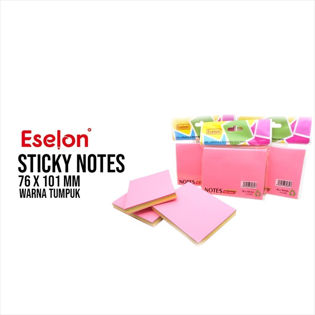 

♚Sticky Notes / Sticky Notes Eselon / Sticky Notes Polos 76*101mm♚