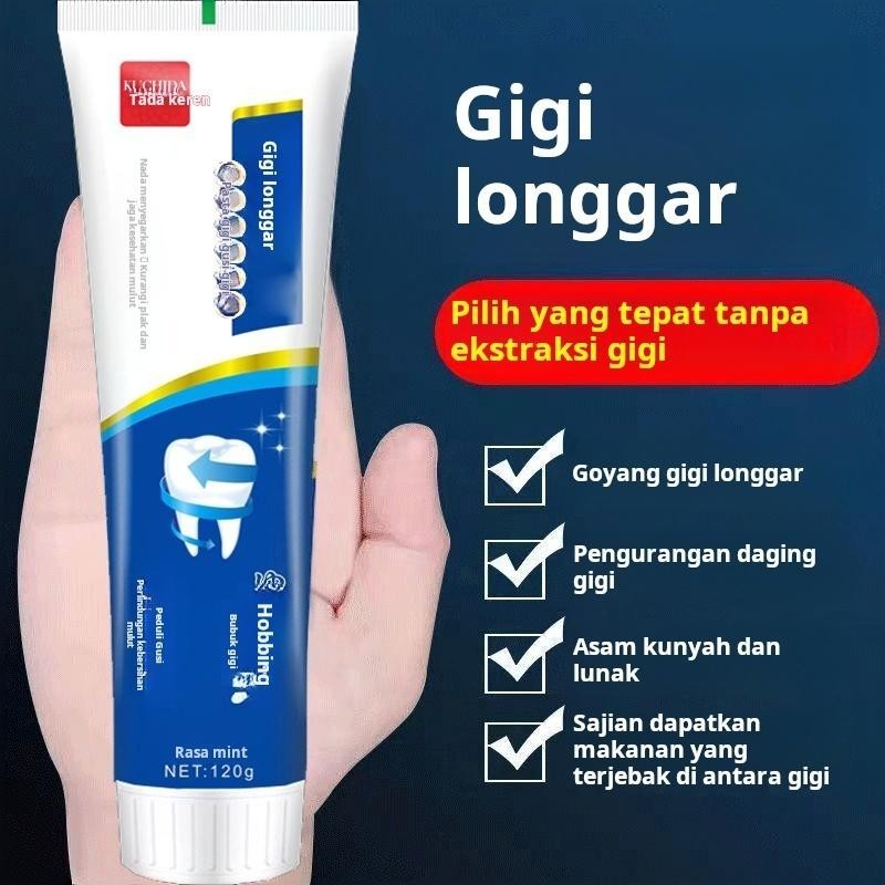 Pasta gigi khusus untuk memperbaiki gigi goyang, gusi bengkak dan nyeri, sakit gigi, gigi gemetar, p