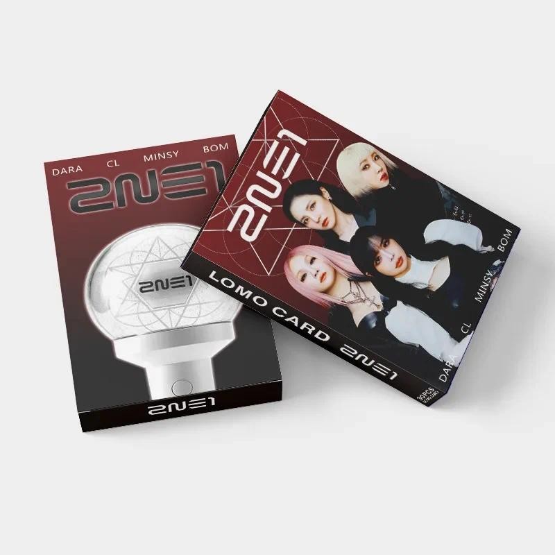 30Pcs/Set Kpop 2NE1 New Album HD Printd Photocards CL Park Bom Sandara Park Minzy High Quality Lomo 