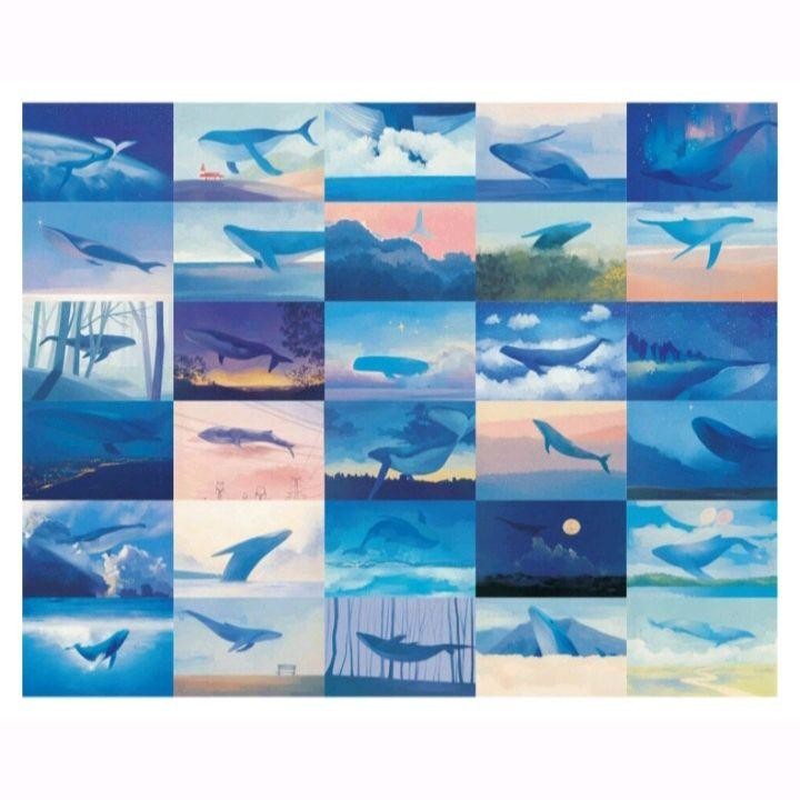 

Set Koleksi Kartu Pos / Postcard (Dunia Ikan Paus) (Isi 30)