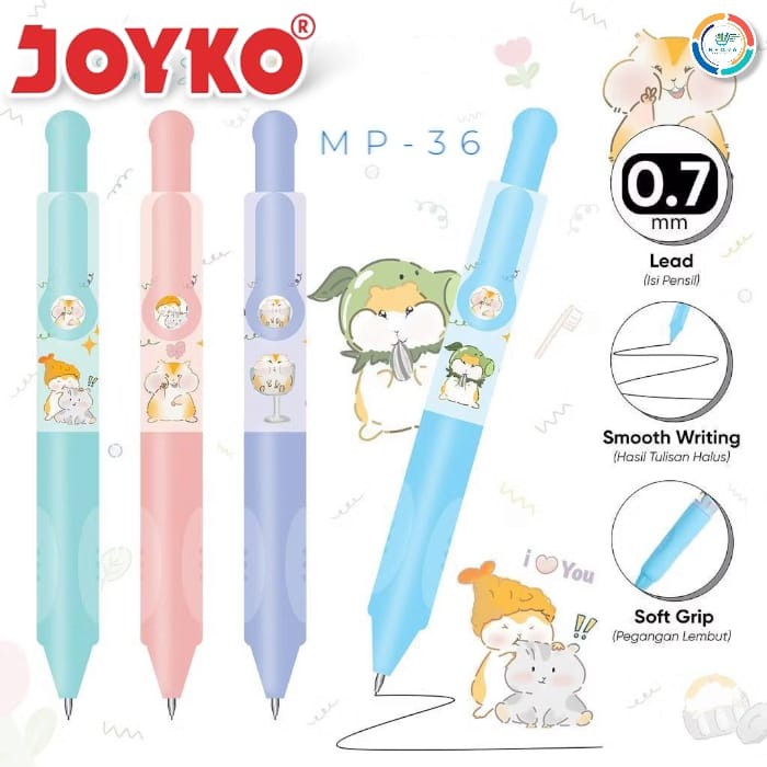 

Joyko Mechanical Pencil l Pensil Mekanik MP-66 Keep Shining Superstar 0.7 mm @ 1pcs