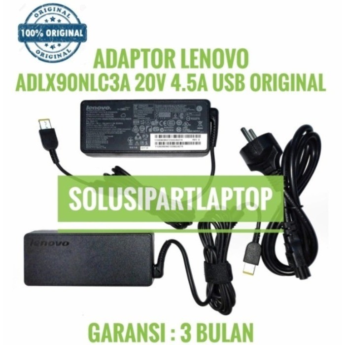 Adaptor Charger PC All In One Lenovo V530-22ICB 20V 4,5A 90W USB Square Mounth