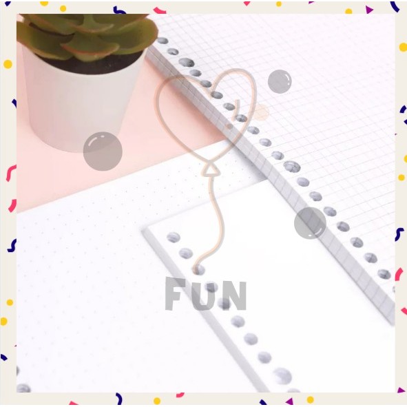

Funfinds Loose Leaf / Isi Binder A7 B7 , 30 Lembar 80 GSM Paper S-NB000