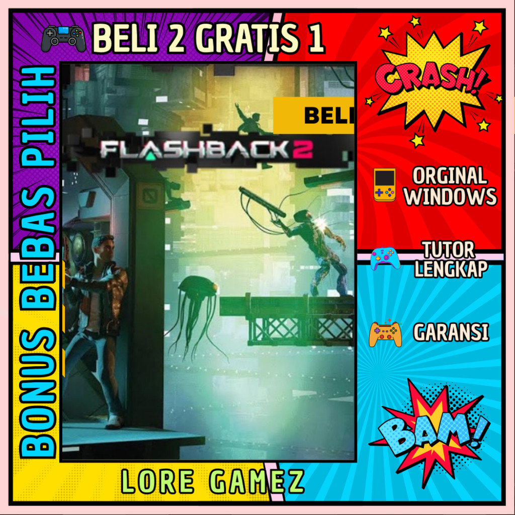 FLASHBACK 2 - GAME PC - GAME LAPTOP - PC GAMES