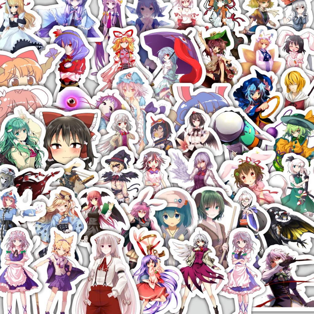 

Stiker Cutting Pack Stiker Game Series Touhou Project Karakter Mix 2 Isi 100Pcs Series Aesthetic Lucu Keren Untuk Koper Bahan Vynil