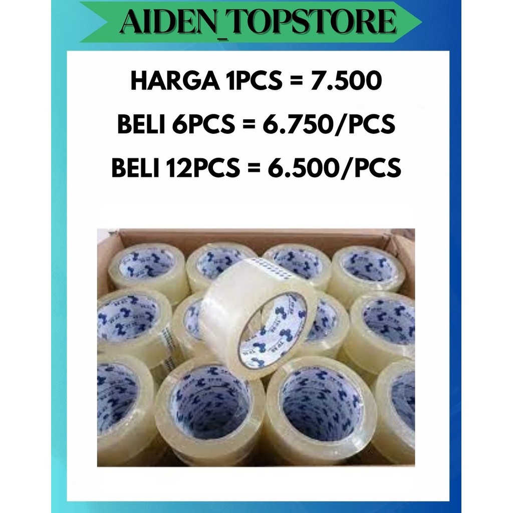 

ATS LAKBAN SELOTIP ISOLASI BENING / COKLAT TP88 MPI HOKITAPE 90 YARD 45MM BAGUS DAN TEBAL