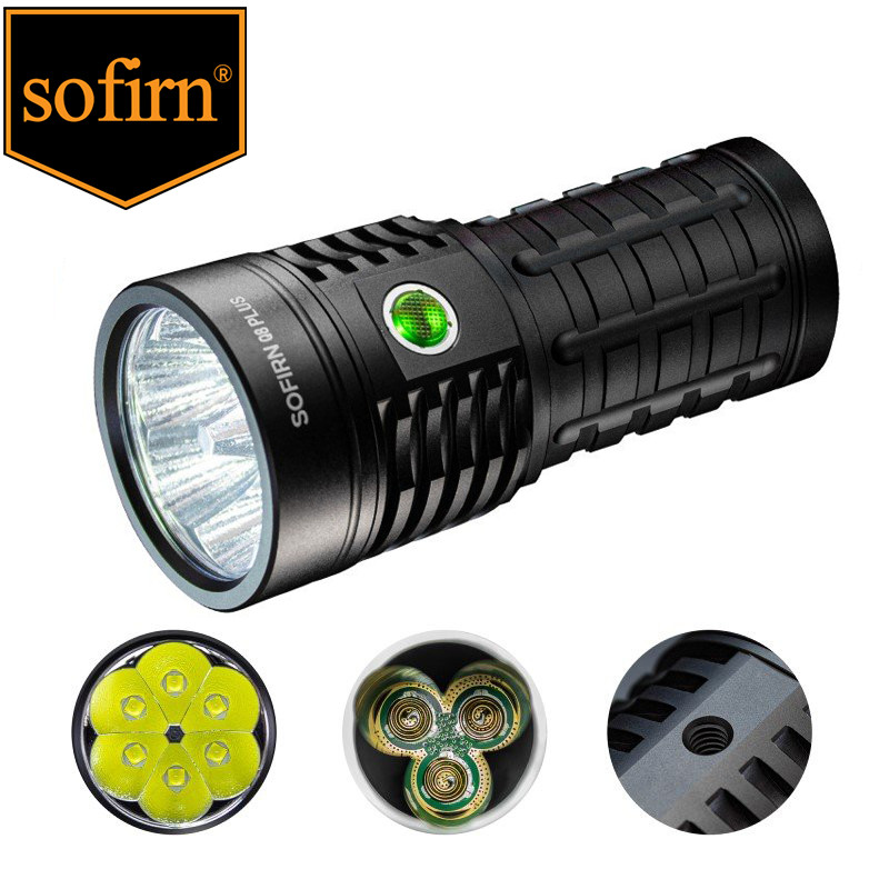 Sofirn Q8 Plus Super Powerful LED Flashlight 16000lm USB C Rechargeable 21700 Anduril 2.0 Torch XHP5