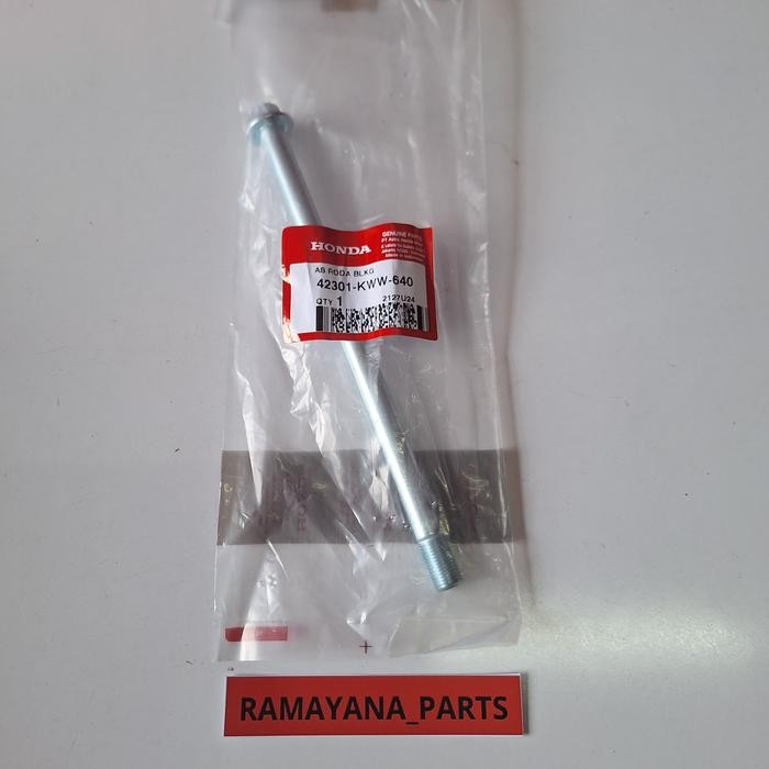 As Roda Belakang Axle RR Wheel Revo 110 New Supra X 125 FI 42301KWW640