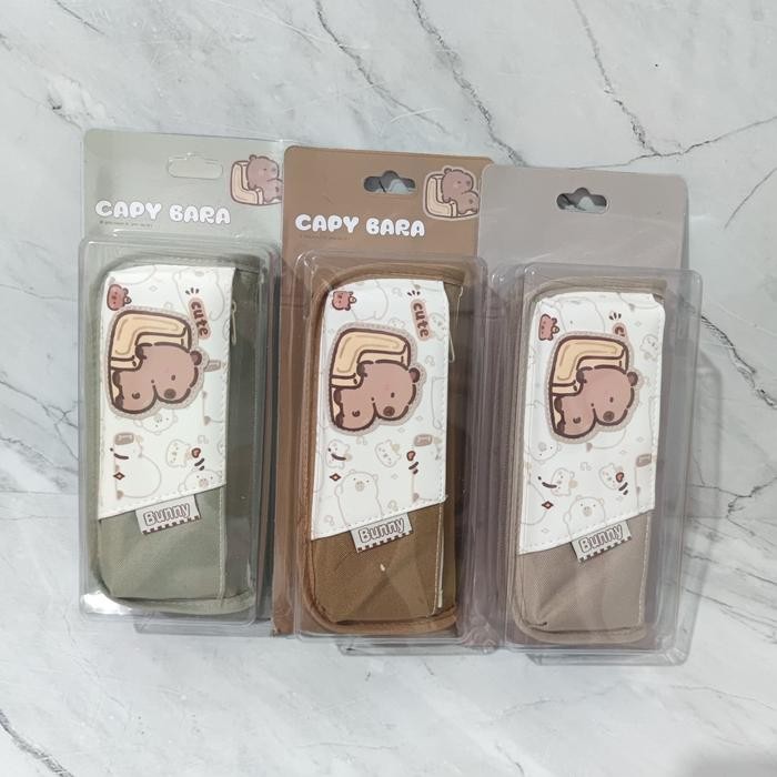 

Kotak Tempat Pensil Pen Lucu Capybara / Cute Pencil Case Pouch Capybara - Army Green