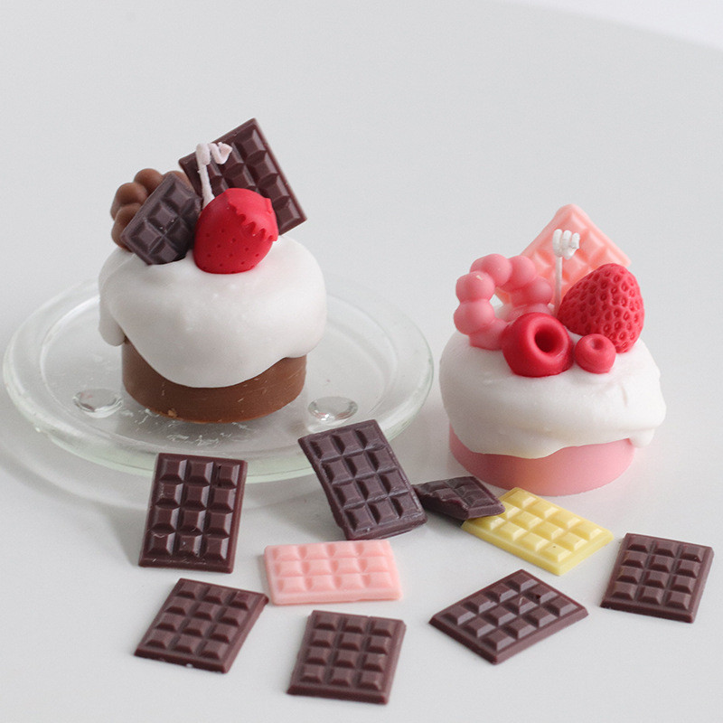 

12 Gird Chocolate Silicone Mold Fondant Waffles Baking Mould Candy Cake Biscuit Making Tools Kitchen Supplies Candle Soap Moulds