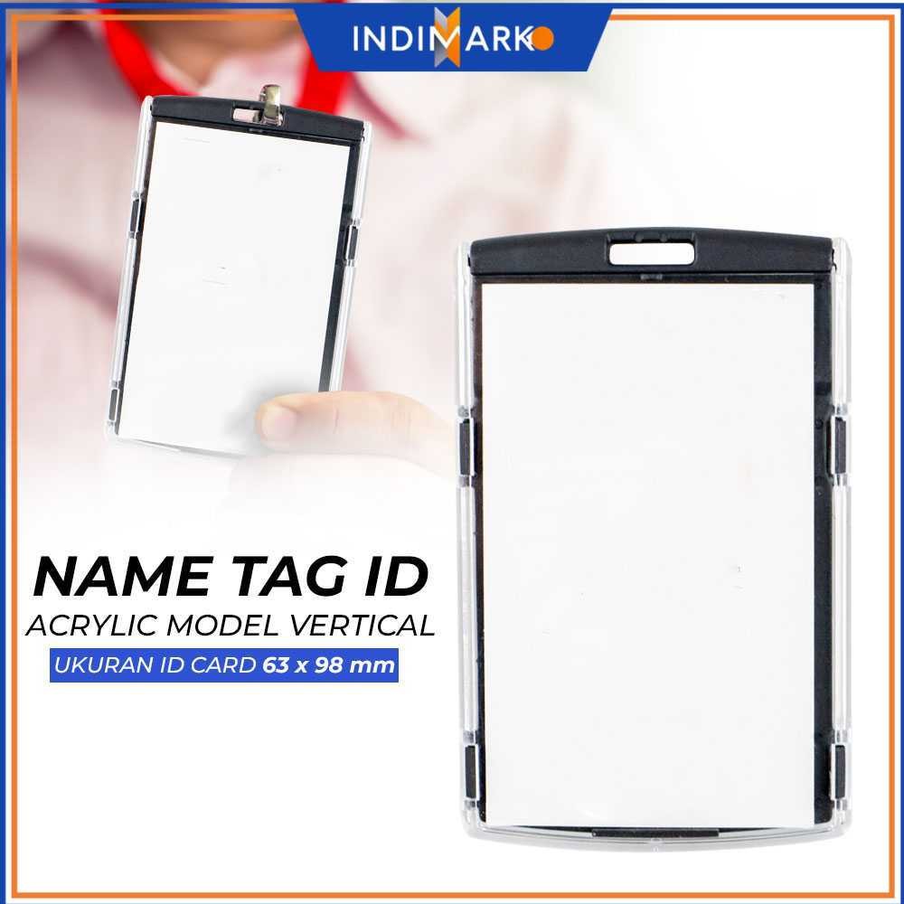 

REAP Name Tag ID Acrylic Model Vertical - 7117