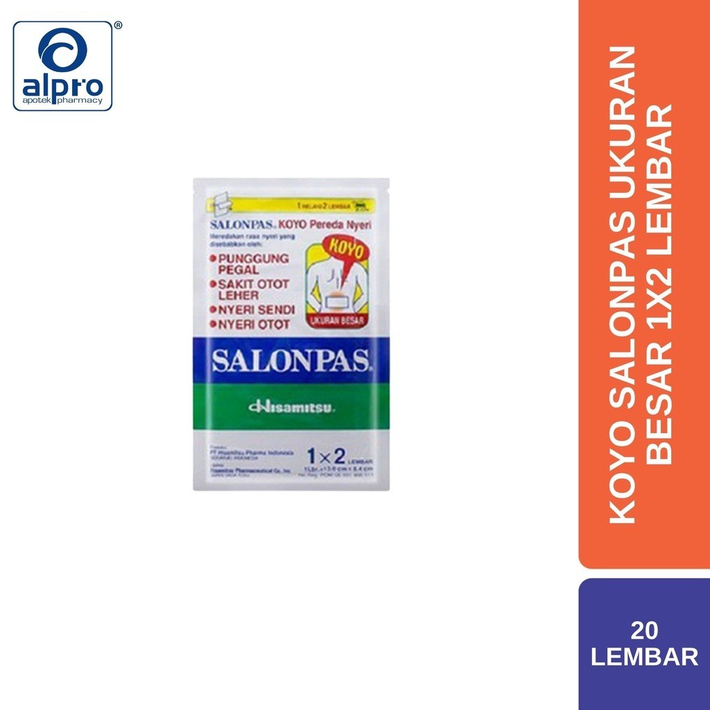 KOYO SALONPAS UKURAN BESAR 1X2 LEMBAR