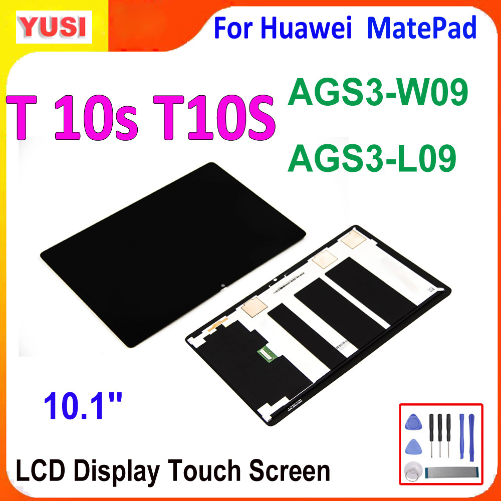 10.1" LCD For Huawei MatePad T 10s T10S AGS3-W09 AGS3-L09 AGS3-W00E LCD Display Touch Screen Digitiz