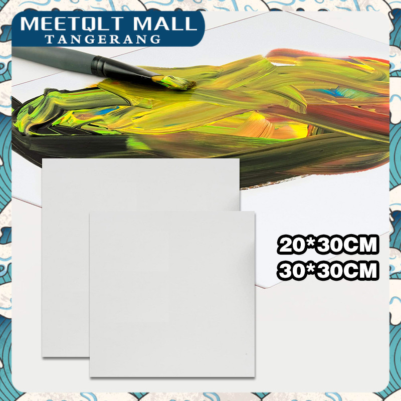 

Kanvas Profesional 20x20cm 30x30cm Stretched Canvas Cotton Premium