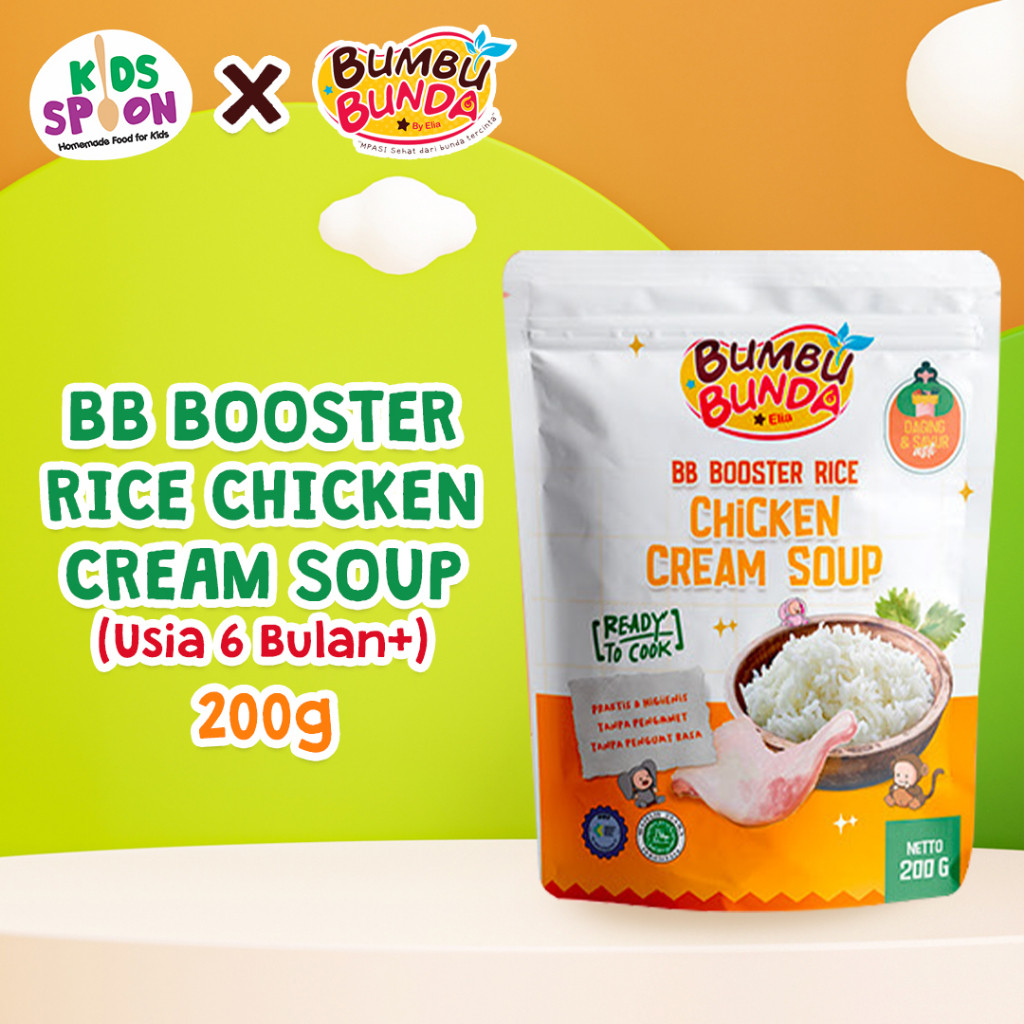 

New BB Booster Rice Chicken Cream Soup 6+Premium