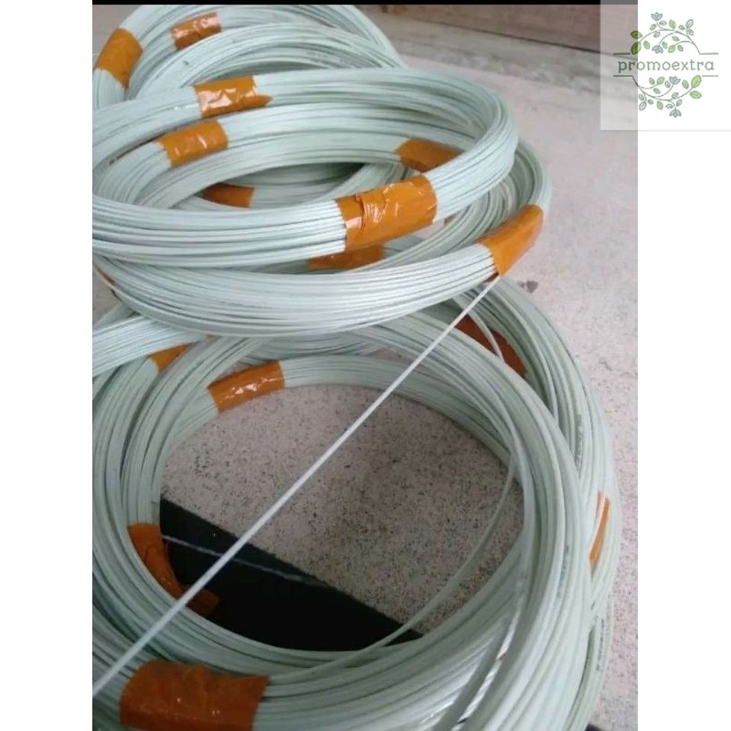 Fiber Layangan Putih Susu 3mm Dan 2,8mm Per 5 Meter