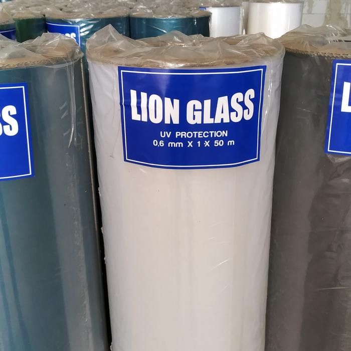 Fiber Roll Pagar PP Lion Glass - Putih