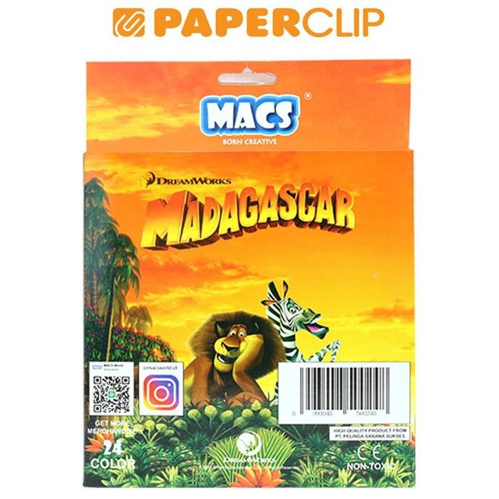 

TERLARIS! PENSIL WARNA MACS 50024 24 COLOURS MADAGASCAR