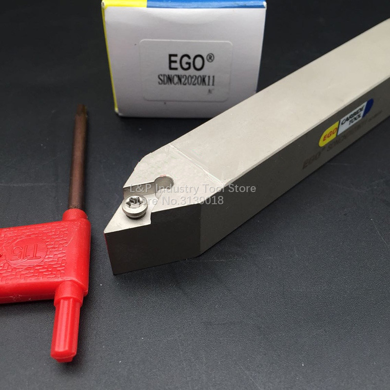 

EGO Lathe Cutter Quality Anti-vibration 62.5° Spindle SDNCN1212F11 SDNCN1616H11 SDNCN2020K11 SDNCN2525M11 Turning Tool Holder