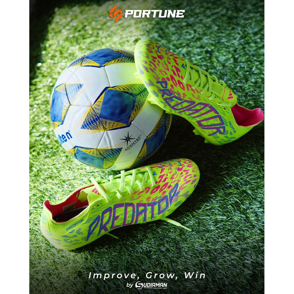 Sepatu Sepak Bola Adidas Predator League FG/MG Lucem Blufus Original 