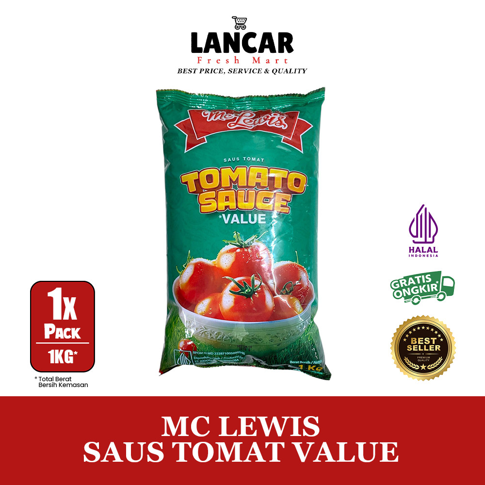 

MC LEWIS SAUS TOMAT VALUE 1KG