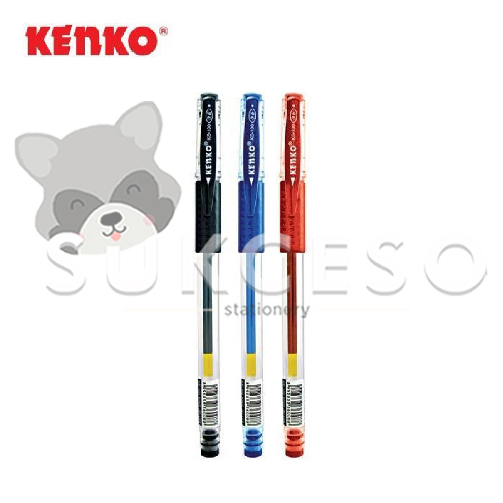 

KENKO Pen Gel KE-100 King Jeller II 0.5mm - Pulpen SATUAN Murah