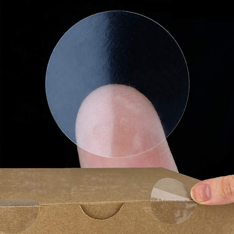 

200-500Pcs Transparent Self-adhesive Sealing Stickers 2CM2.5CM3CM Round Transparent Gift Packaging Seal Labels