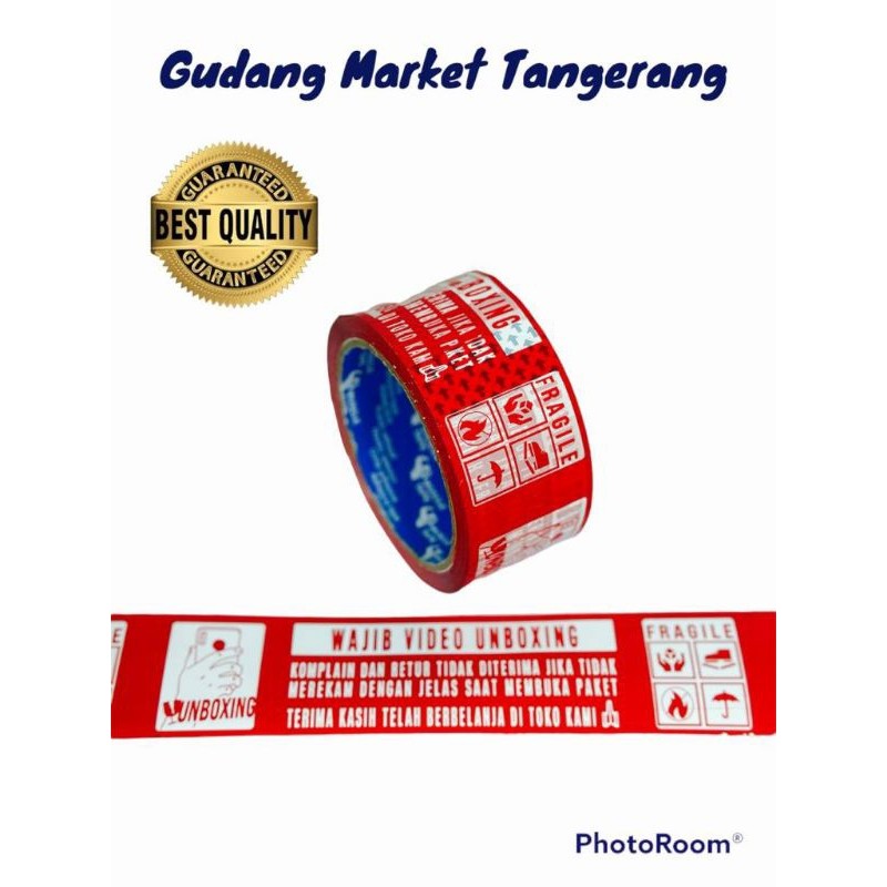 

Fragile Merah 45mm x 50m