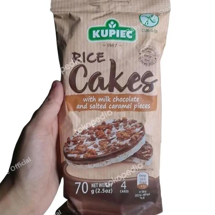 

Kupiec Rice Cakes with Milk Chocolate and Salted Caramel Pieces IMPORT 70gr