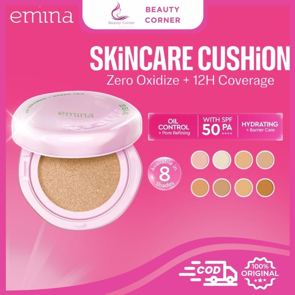 Emina Glow Vibe 3in1 Skincare Cushion SPF 50 PA++++