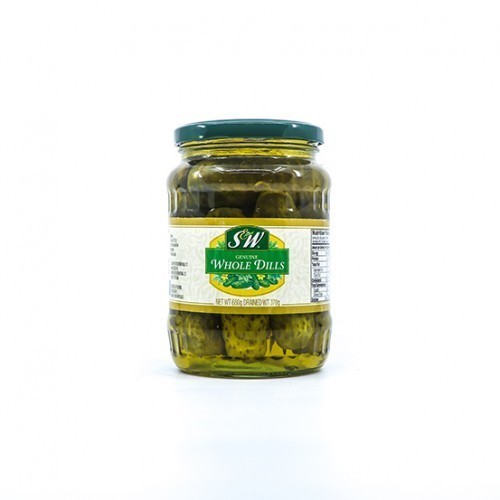 

Gherkin Whole Dills S&W / Acar Timun S&W - 680 Gram