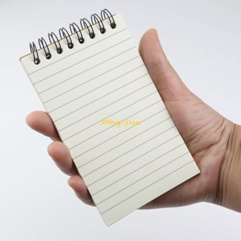 

C90C 12Pcs Twin Coil Binding Notebook 5x3Inch Pocket Notepads College Ruled Journal for Women Business Journal Writing Pad