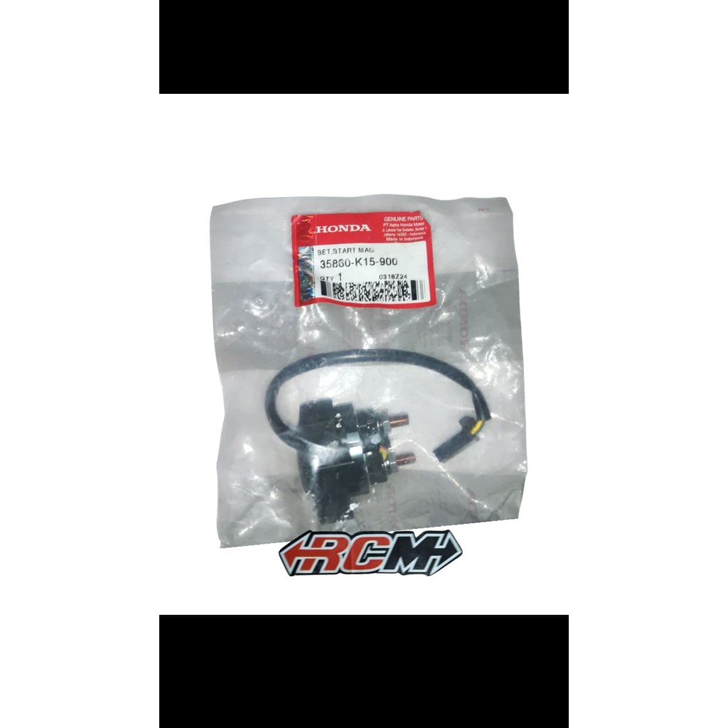 35860-K15-900 SWITCH RELAY BENDIK STATER STARTER PLUS KARET CBR CB150 CB 150 R OLD LAMA VERZA MEGAPR