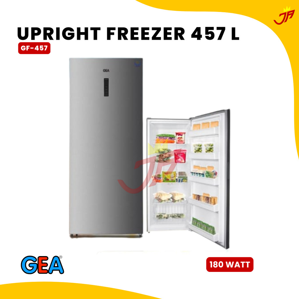 GEA Upright Freezer GF-457 - Freezer Hemat Listrik 457 Liter Inverter No Frost