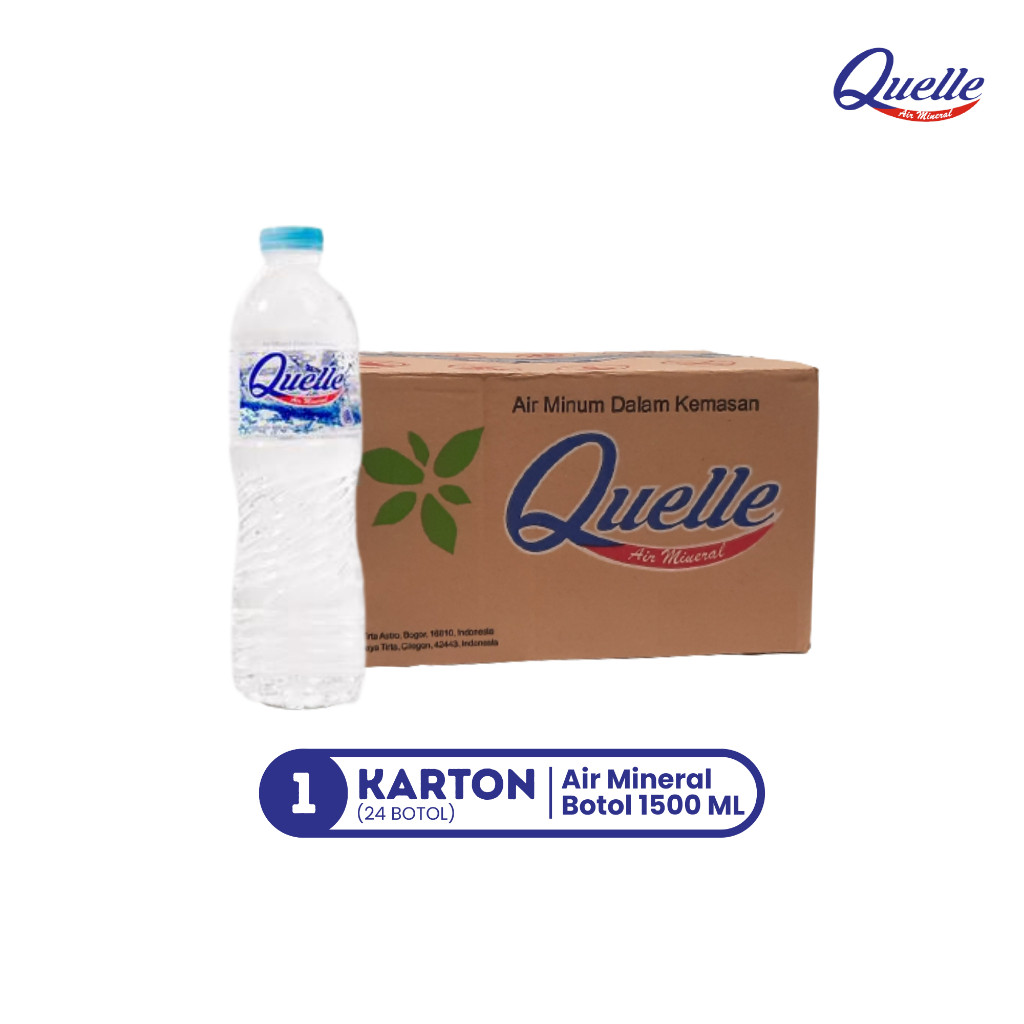 

Quelle Air Mineral Botol 1500 ML – 1 Dus isi 24 Botol