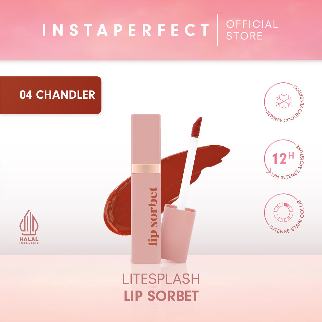 [NED Gift Not For Sale] Instaperfect Litesplash Lip Sorbet 04 Chandler 4.2 g