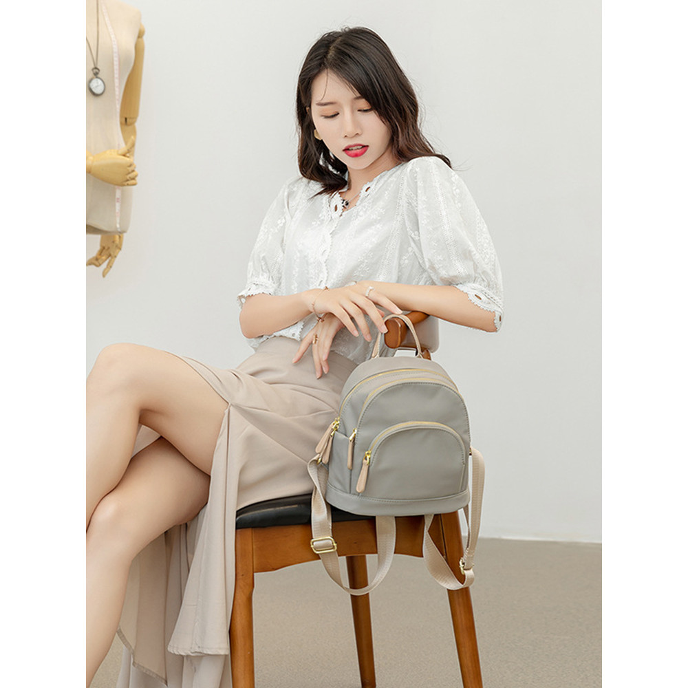 MAKEUP KITTEN -  ransel wanita  Ransel Wanita Tas Fashion Baru Kain Oxford Ringan Perjalanan Ransel 