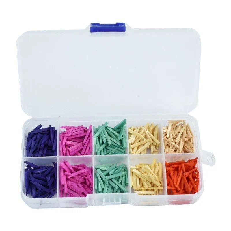 

600Pcs/box Dental Disposable Restoration Interdental Composite Contoured Wood Wooden Wedges Dentist Care Tools