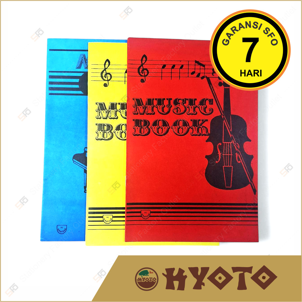 

Buku Musik isi 10 lembar - Partitur Not Balok - SFO Semarang Official