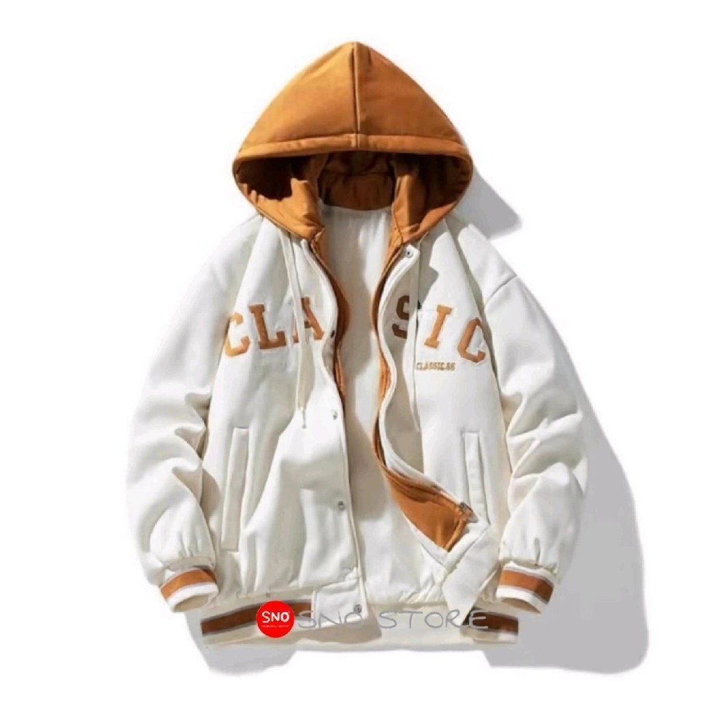 Jaket varsity baseball Anak Laki laki Perempuan unisex Distro CLASSIC usia 1-18 Tahun oversize JAKET