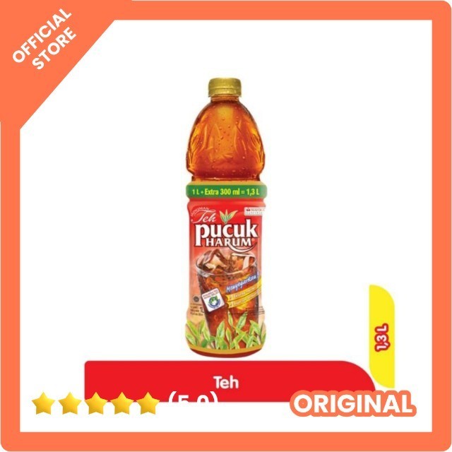 

Pucuk harum minuman kemasan teh melati 1300ml