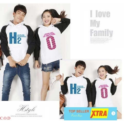 Pusat Baju Cp oxigen OX Sweater Couple babytery Putih Supliyer Fashion