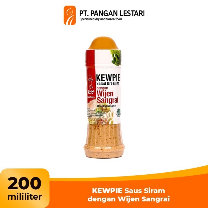 

HEMAT! KEWPIE Salad Dressing Saus Siram Roasted Sesame - Wijen Sangrai 200 ml