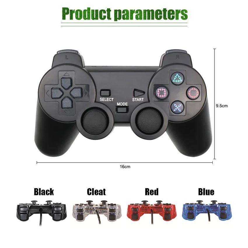 Stick Stik PS2 Dengan Kabel Stick Gamepad For PS2 PC/Laptop