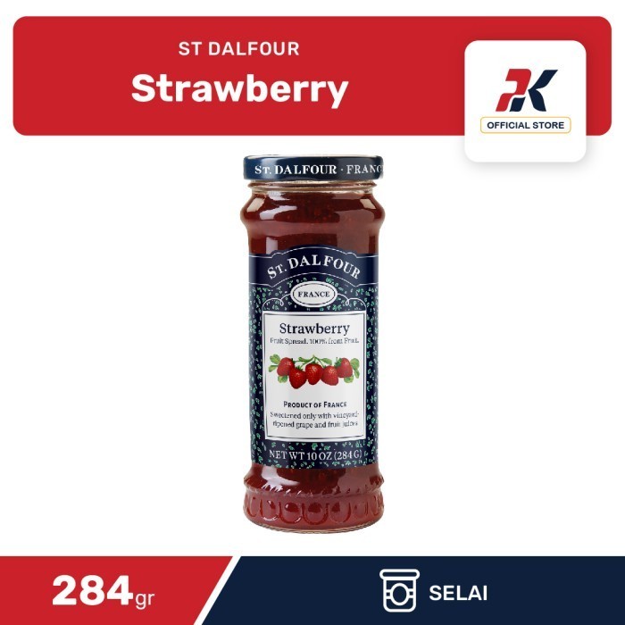 

HEMAT! St. Dalfour Selai Strawberry - 284gr