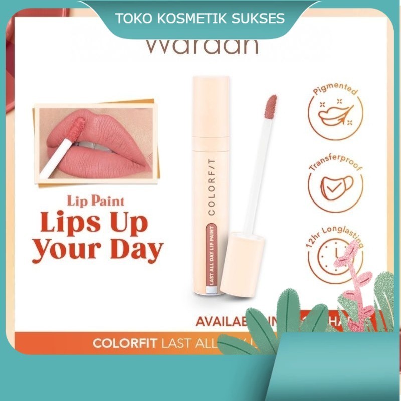 WARDAH COLORFIT LAST ALL DAY LIP PAINT | lip paint WARDAH