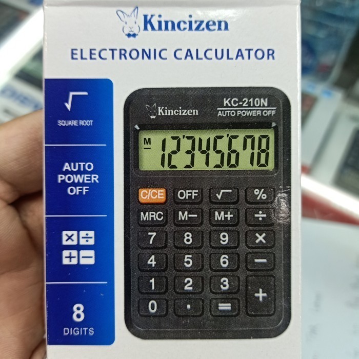 

Kalkulator Kincizen 210N Saku 8 Digit Minimalis Murah BONUS pocket