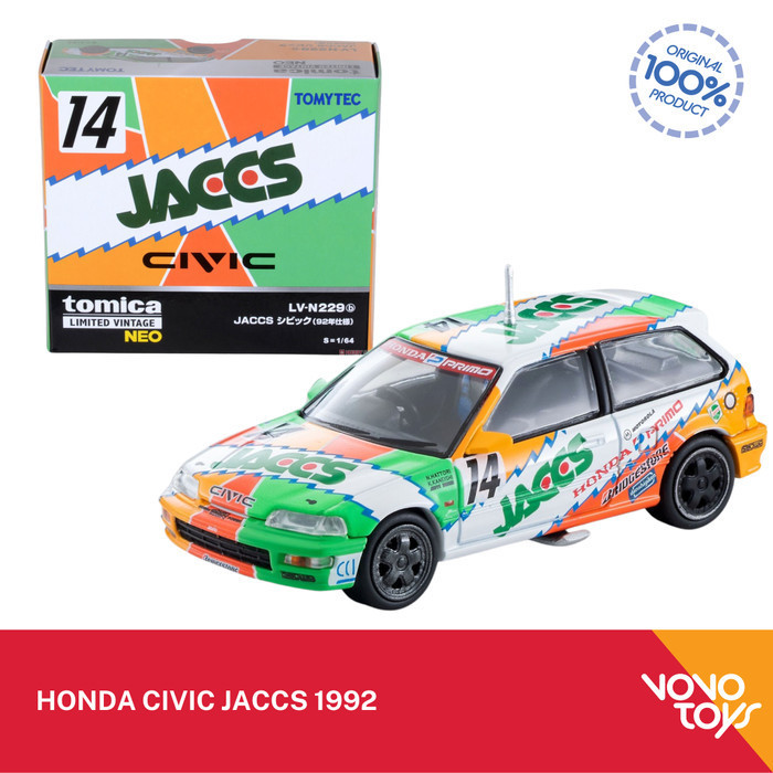 AR2158 Tomica Limited Vintage TLV-N229b JACCS Honda Civic 1992